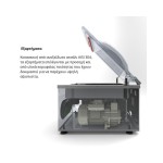 Waage DVA 2X50 vacuum εσωτερικής αναρρόφησης επιτραπέζιο με μπάρα συγκόλλησης 2x500mm. ICS-070.0002