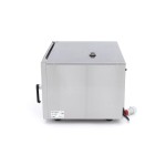 Φούρνος συνδυασμένου ατμού - Χωράει 4 δίσκους (1/1 GN / 60 x 40 cm) - Ψηφιακή οθόνη - 400V MAX-08500208