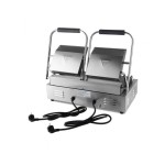 Τοστιέρα διπλής λείας σχάρας 2x22cm MAX-09300437