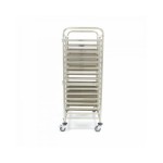 Καροτσάκι δίσκων Bakerynorm Χωράει 32 δίσκους 60x40cm MAX-09300549