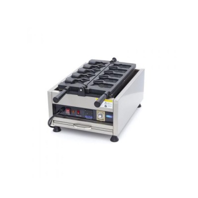 Waffle Maker - 5 Taiyaki / Σχήματα Ψαριών - Περιστρεφόμενη - Ψηφιακή MAX-09374182