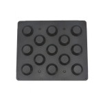 Στρογγυλή φόρμα για βάφλες 67/41mm 13 τεμαχίων MAX-09374308