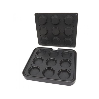 Στρογγυλή φόρμα για βαφλες 89/65mm 9 τεμαχίων MAX-09374315