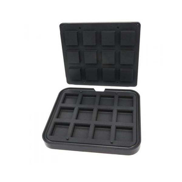 Τετράγωνη φόρμα για βαφλες 72/62 mm 12 τεμαχίων MAX-09374324
