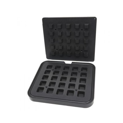 Τετράγωνη φόρμα για βάφλες 39/29mm 25 τεμαχίων MAX-09374325