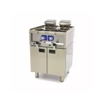 Φριτέζα 2 x 10L με βρύση αποστράγγισης - Διπλό καλάθι MAX-09391650