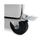 Ψυγείο ψαριών 600L 7 δοχείων 60 x 40 cm aνοξείδωτο ατσάλι με ρόδες MAX-09400002