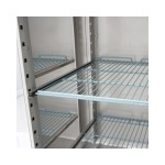 Καταψύκτης 1400L 6 ρυθμιζόμενα ράφια 2/1 GN με γυάλινες πόρτες MAX-09400026