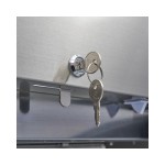 Ψυγείο 700L 3 ρυθμιζόμενα ράφια 2/1 GN ανοξείδωτος χάλυβας με γυάλινη πόρτα MAX-09400031