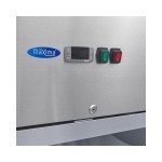 Ψυγείο 700L 3 ρυθμιζόμενα ράφια 2/1 GN ανοξείδωτος χάλυβας με γυάλινη πόρτα MAX-09400031