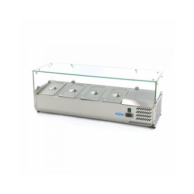 Ψυγείο προετοιμασίας πάγκου 120cm - Χωράει 4 x 1/3 GN MAX-09400320