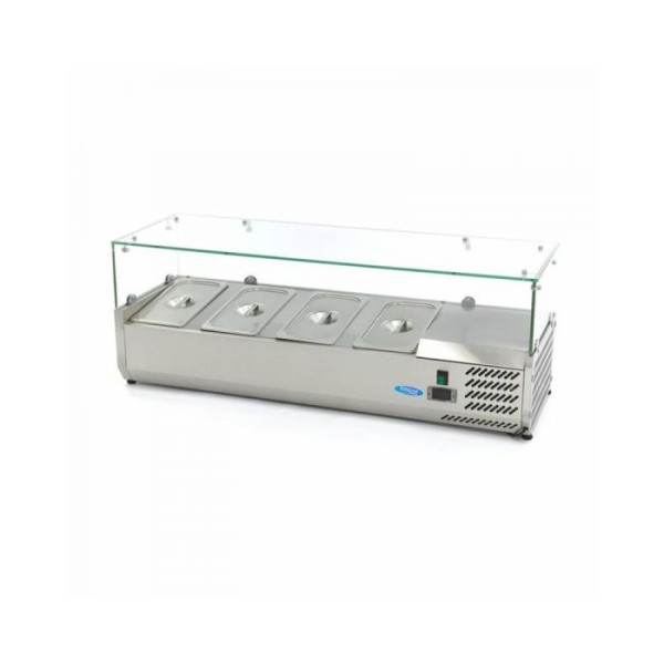 Ψυγείο προετοιμασίας πάγκου 120cm - Χωράει 4 x 1/3 GN MAX-09400320