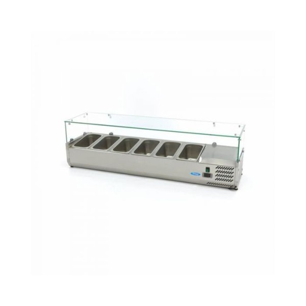 Ψυγείο προετοιμασίας πάγκου 150cm - Χωράει 6 x 1/3 GN MAX-09400326