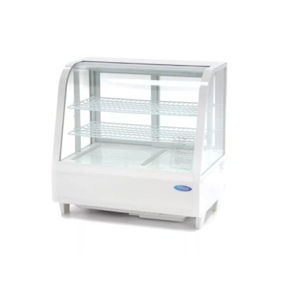 Βιτρίνα ψυχόμενη επιτραπέζια λευκή 100L 68Χ45Χ68 MAX-09400836