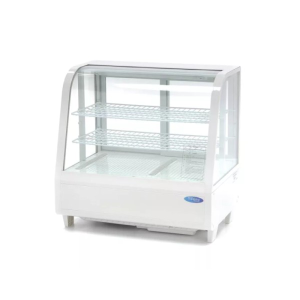 Βιτρίνα ψυχόμενη επιτραπέζια λευκή 100L 68Χ45Χ68 MAX-09400836