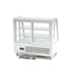 Βιτρίνα ψυχόμενη επιτραπέζια λευκή 100L 68Χ45Χ68 MAX-09400836