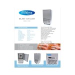 Blast Chiller για 10xGN1/1 ή ταψιά 60χ40 80,1x80x160 MAX-09400930