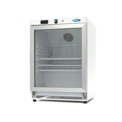 Βιτρίνα ψυχόμενη επιτραπέζια 200L λευκή με γυάλινη πόρτα MAX-09405006