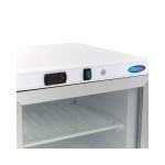 Καταψύκτης με 1 γυάλινη πόρτα 200L λευκό MAX-09405007