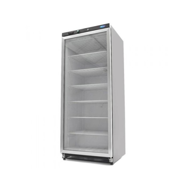 Καταψύκτης με 1 γυάλινη πόρτα 600L μαύρος MAX-09405033
