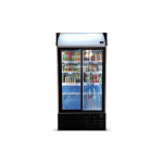 Ψυγείο αναψυκτικών με 2 συρόμενες πόρτες συντήρηση επιδαπέδιο 110,3x68,9x200 εκ -S911 SC