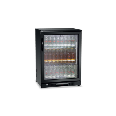 Ψυγείο βιτρίνα συντήρηση επιδαπέδιο μαύρο back bar 700121 60x50x85 εκ