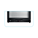 Ψυγείο βιτρίνα συντήρηση επιδαπέδιο μαύρο back bar 700121 60x50x85 εκ