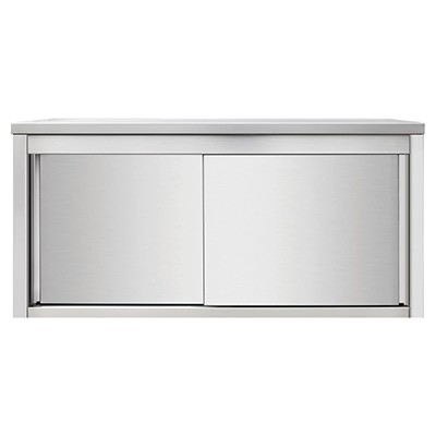 Πιατοθήκη Inox με πόρτες 140 cm 1400x400x650 mm VEN-501440 