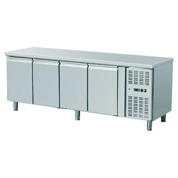 Πάγκος Ψυγείο Συντήρησης Inox με 4 πόρτες GN1/1 VEN-314100