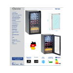 Ψυγείο βιτρίνα συντήρηση επιδαπέδιο μαύρο back bar 43x48x83 εκ 700182G