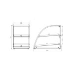 Βιτρίνα Ουδέτερη VE70N VEN-VE70N