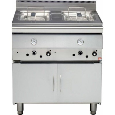 Φριτέζα αερίου 16 λίτρων με βάση FR 270. (8+8Lt). PN-FR 270