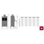 Επαγγελματικός φούρνος κάρβουνου επιτραπέζιος ROASTER VKN-ROASTER 76 96,5X71X111 εκ