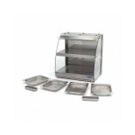 Επαγγελματική ηλεκτρική βιτρίνα θερμαινόμενη επιτραπέζια 4ΧGN 1/2 56Χ44Χ52 εκ MAX-09400751