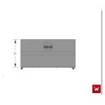 Επαγγελματική κοτοπουλιέρα με ξύλα-κάρβουνο για 18-24 κοτόπουλα VKN-POASTER PCFW12 120X105X193 εκ