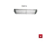 Επαγγελματική κοτοπουλιέρα με ξύλα-κάρβουνο για 36-42 κοτόπουλα VKN-POASTER PCFW16 160X105X193 εκ