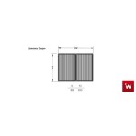 Επαγγελματική ψησταριά PARRILA κάρβουνου επιτραπέζια με ανύψωση VKN-ROASTER GP95 115χ70χ90 εκ