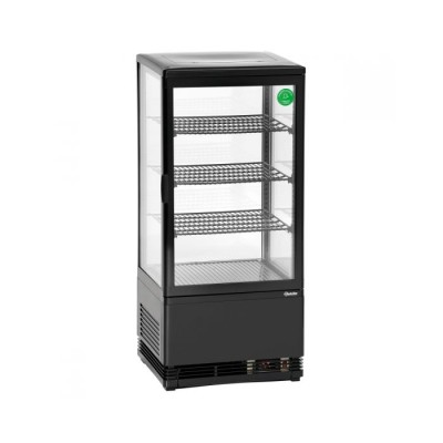 Ψυγείο βιτρίνα συντήρηση επιτραπέζιο 700277G μάυρο 4 οψεων 43,5x38,5x96 εκ