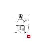 Επαγγελματική ψησταριά ROBATA κάρβουνου επιτραπέζια με ανύψωση VKN-ROASTER GR110 110X45X30(+75) εκ