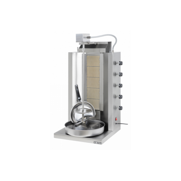 Γυριέρα αερίου με 5 καυστήρες Μοτέρ Πάνω VMX-905 50χ50χ96 εκ