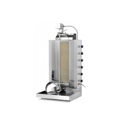 Γυριέρα αερίου με 6 καυστήρες Μοτέρ Πάνω 50χ50χ107 εκ VMX-906