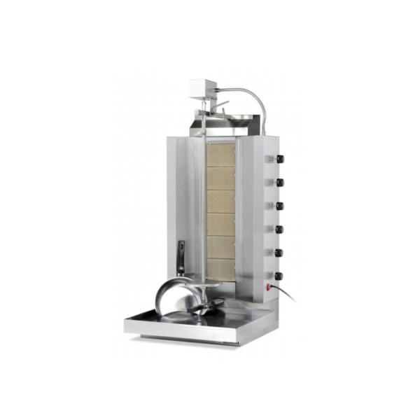 Γυριέρα αερίου με 6 καυστήρες Μοτέρ Πάνω 50χ50χ107 εκ VMX-906