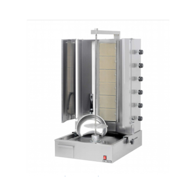 Γυριέρα αερίου με 6 καυστήρες Mοτέρ Kάτω 50χ70χ110 εκ VMX-906B