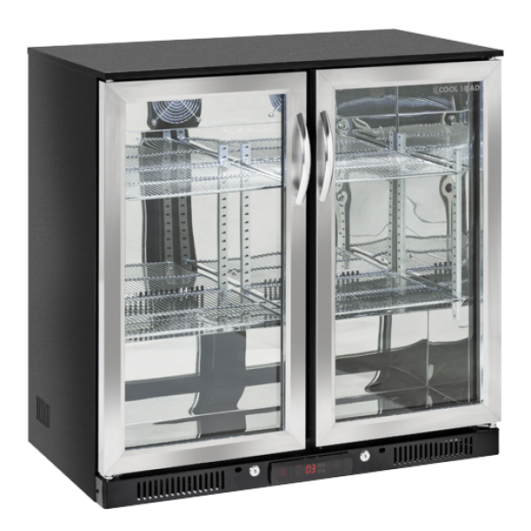 BACK BAR BBA 218 με 2 ανοιγόμενες ανοξείδωτες πόρτες