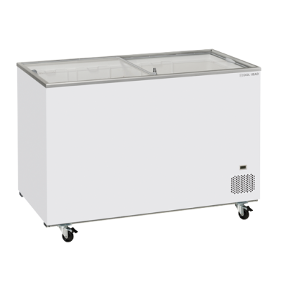 Οριζόντιος καταψύκτης CFG 408 με συρόμενα γυάλινα καπάκια 400lt