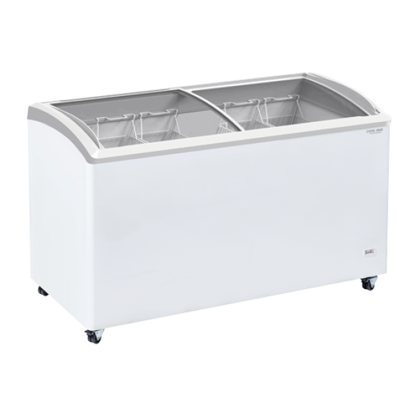 Οριζόντιος καταψύκτης CG 509A με συρόμενα γυάλινα καπάκια 500lt