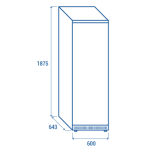 Καταψύκτης CN 4 - 400lt (Ενεργειακής κλάσης Α)