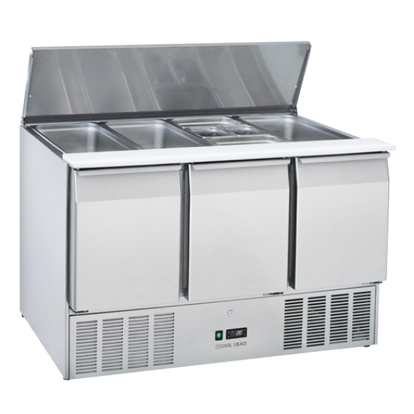 Ψυγείο σαλατών CR 93A - GN1/1 (ΑΝΟΙΧΤΗ ΕΠΙΦΑΝΕΙΑ ΕΡΓΑΣΙΑΣ)