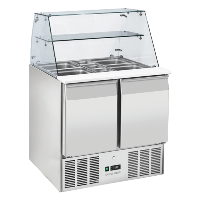 Ψυχόμενες Σαλατιέρες CRQ 90A - GN1/1 (ΑΝΟΙΧΤΗ ΕΠΙΦΑΝΕΙΑ ΕΡΓΑΣΙΑΣ)