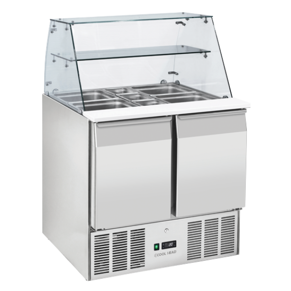 Ψυχόμενες Σαλατιέρες CRQ 90A - GN1/1 (ΑΝΟΙΧΤΗ ΕΠΙΦΑΝΕΙΑ ΕΡΓΑΣΙΑΣ)